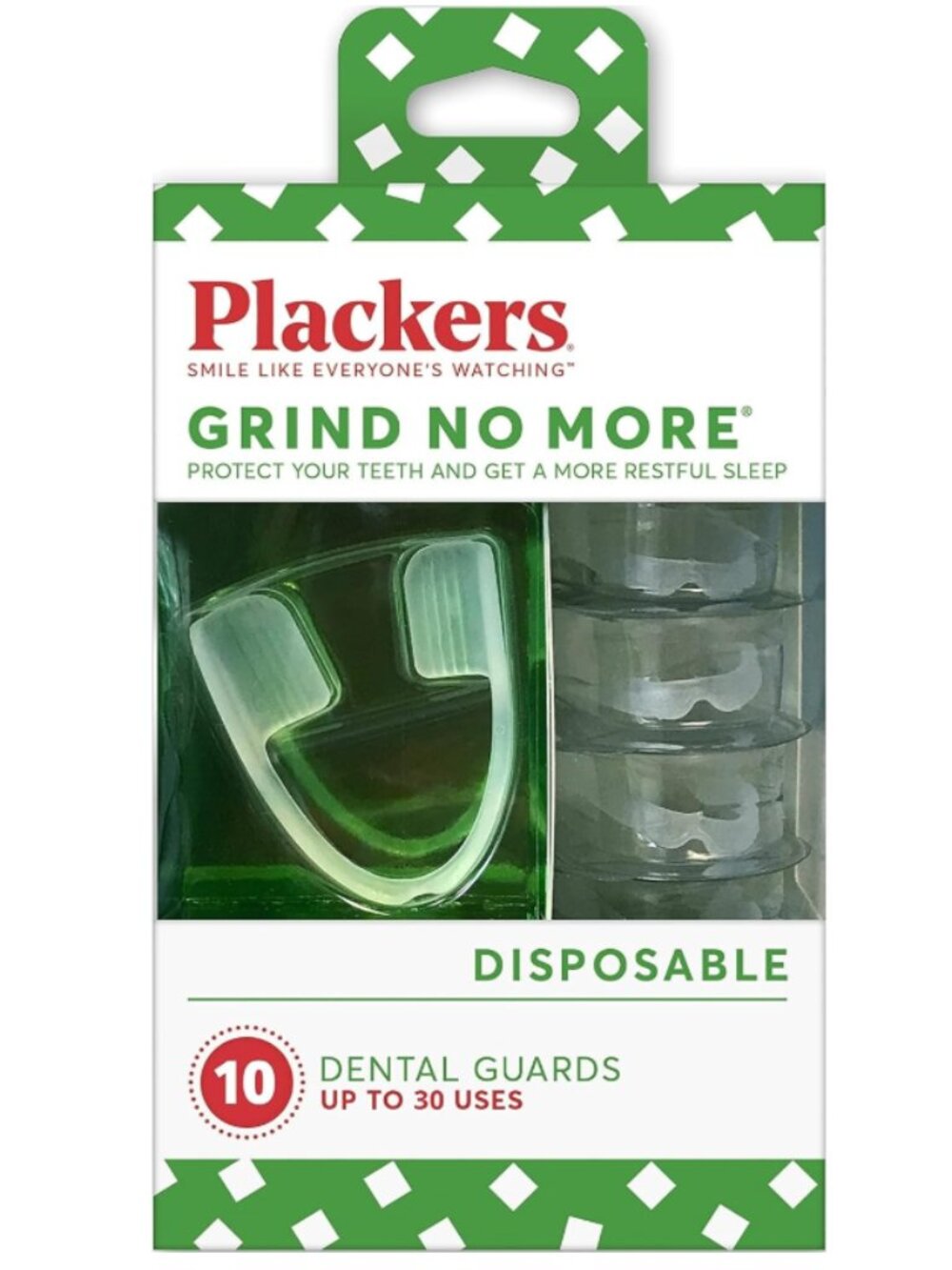 Plackers Grind No More Night Guard – 10 Count NIB